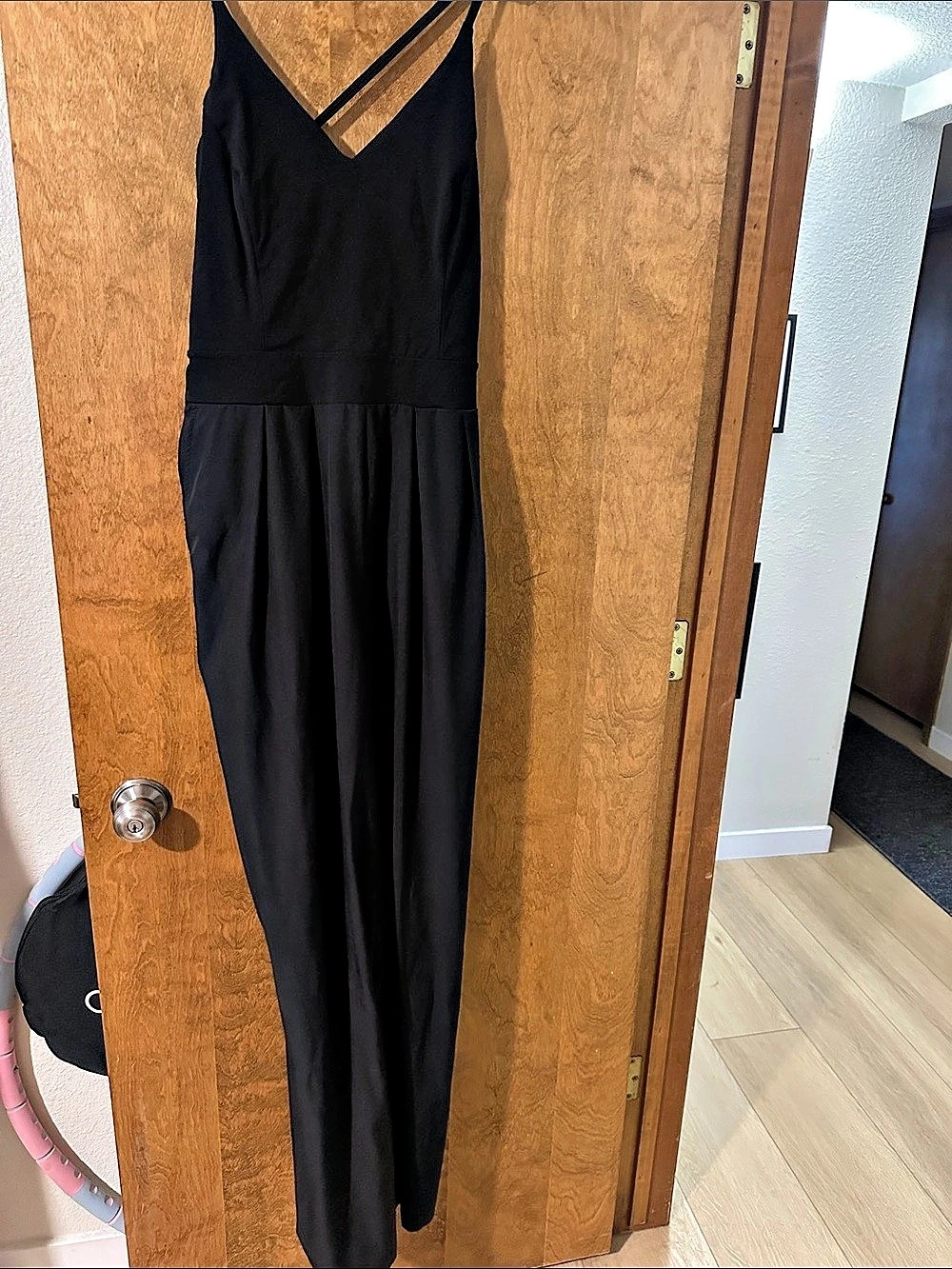 Halara Black jumpsuit Like New